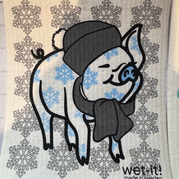 Wet-It! Swedish Treasures Dishcloth & Cleaning Cloth -Set of 2 - Picture 3 of 4